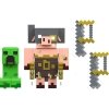 Minecraft Legends 2 figurki Creeper i Piglin 